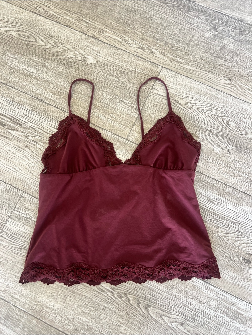 SKIMS triangle lace cami